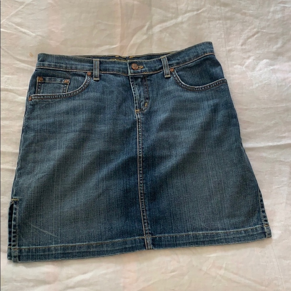 David Kahn jean skirt